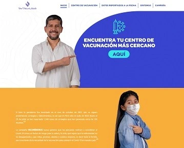 Diseño web Profesional para UVPD vacunemonos